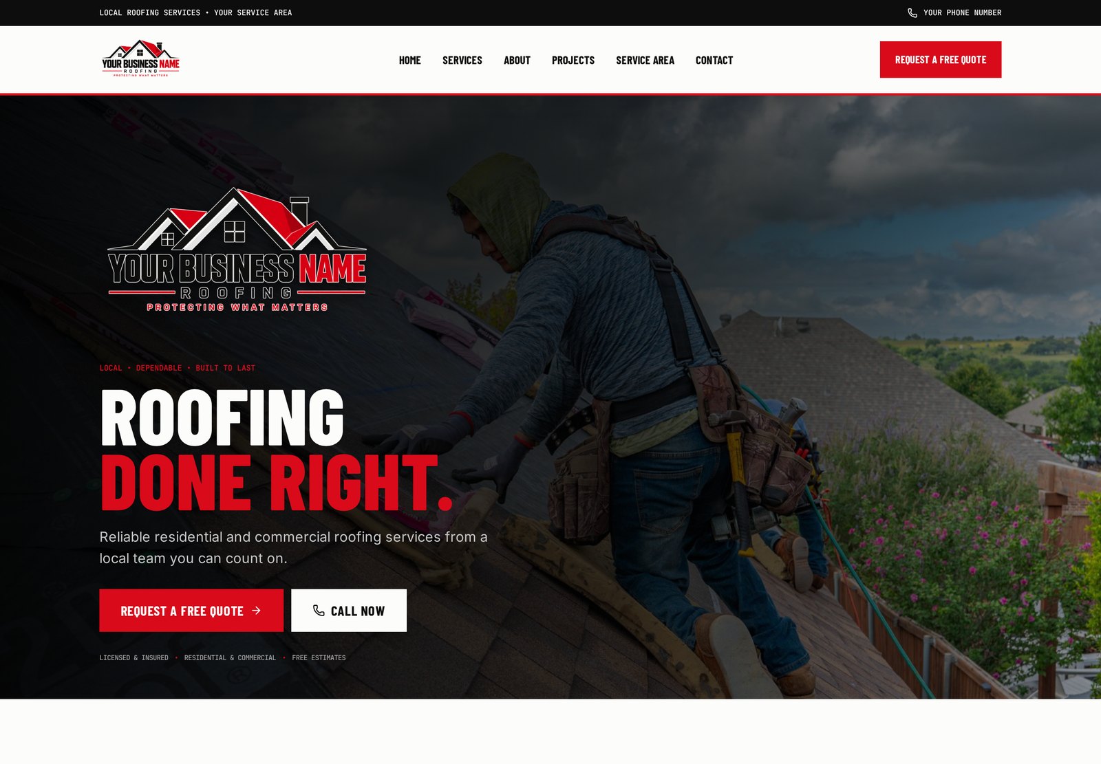 Roofing — Live Demo